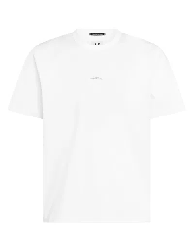C.p. Company T-shirt In 800 Blue Fox