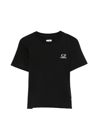 C.p. Company T-shirt With Logo In Black