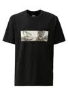 C.p. Company C.p.company Cotton T-shirt With Print In Black