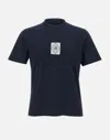 C.p. Company Logo T-shirt With Crew Neck And Short Sleeves In Blue