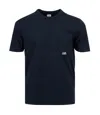 C.p. Company Logo-print Cotton T-shirt In Blue