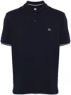 C.p. Company Cp Company Polo T Shirt Black In 888 Total Eclipse