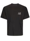 C.p. Company C.p.company Logo-print Short-sleeve Tee In Black