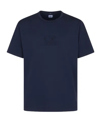 C.p. Company Tacting Piquet T-shirt In Blue