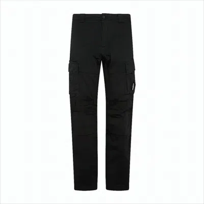 C.p. Company Tailored Black Cargo Pants