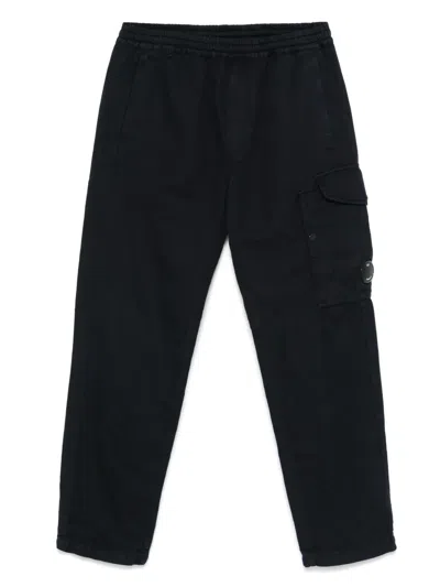 C.p. Company Tapered Cargo Pants In Blau