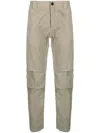 C.p. Company Tapered Utility Cotton Trousers In Green
