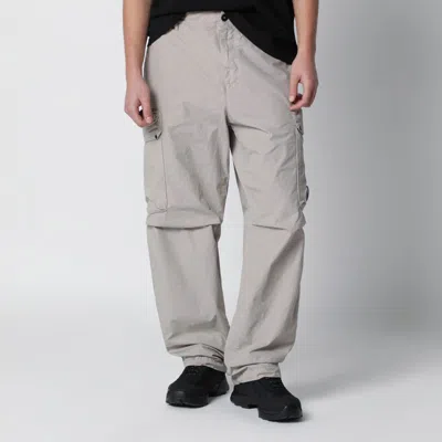C.p. Company C.p.company Taupe Grey Cotton Cargo Trousers In Gray