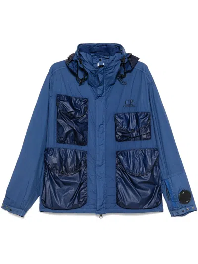C.p. Company Taylon Jacket In Blue