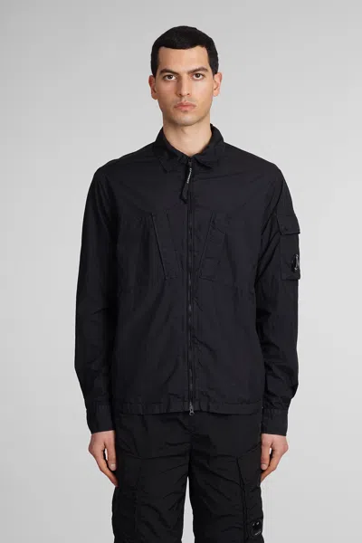 C.p. Company Taylon L Casual Jacket In Black Polyamide