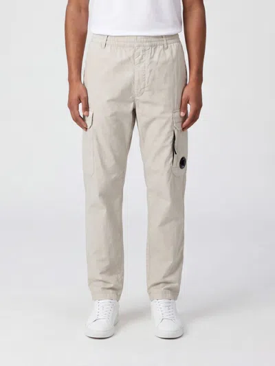C.p. Company Technical Fabric Cargo Trousers In Neutral