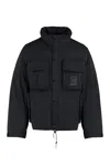 C.p. Company C.p.company Technical Fabric Jacket With Internal Removable Down Jacket In Black