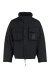 C.p. Company C.p.company Technical Fabric Jacket With Internal Removable Down Jacket In Black