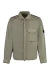 C.p. Company C.p.company Technical Fabric Overshirt In Green