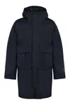 C.p. Company C.p.company Technical Fabric Parka With Internal Removable Down Jacket In Blue