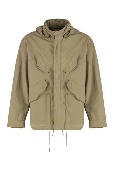 C.p. Company Techno Fabric Jacket In Green