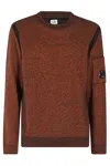 C.p. Company Textured Fleece Knit Sweater