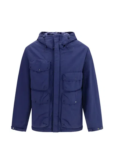 C.p. Company C.p.company T-flatt Nylon Goggle Jacket In Blue
