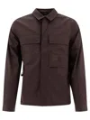 C.p. Company The Metropolis Serie Utility Jackets Brown In Brown