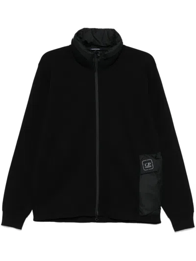 C.p. Company The Metropolis Series Cardigan In Schwarz
