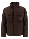 C.p. Company The Metropolis Series Gore-tex Infinium Hooded Jacket In Brown