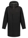 C.p. Company High Collar Casual Jacket In Black