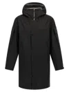 C.p. Company High Collar Casual Jacket In Black