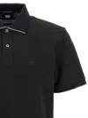 C.p. Company C.p.company The Metropolis Series Stretch Piquet Polo In Black