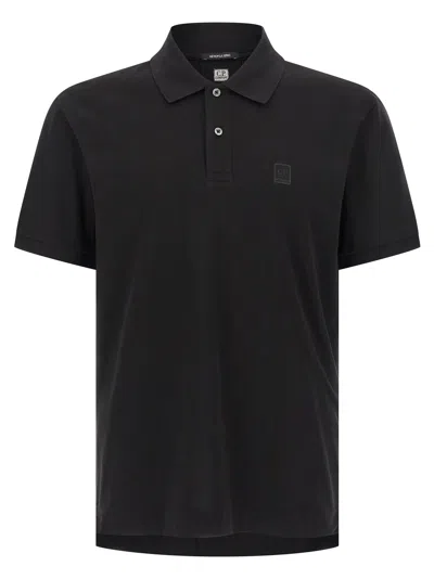 C.p. Company The Metropolis Series Polo Shirt In Black