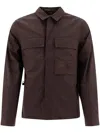 C.p. Company The Metropolis Serie Utility Jackets Brown In Brown