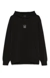 C.p. Company The Metropolis Series Stretch Hooded Sweatshirts In Black