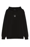 C.p. Company The Metropolis Series Stretch Hooded Sweatshirts In Black