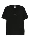 C.p. Company Crew Neck T-shirt With Logo Cp Company In Black