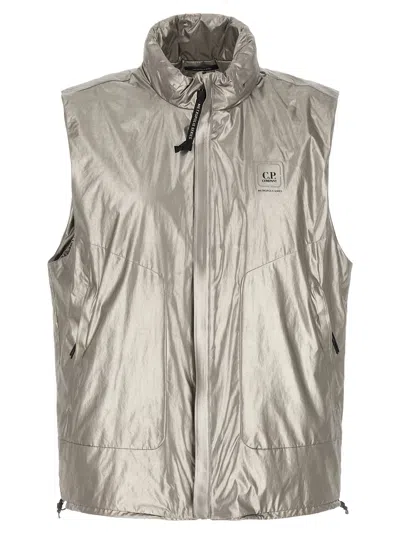 C.p. Company 'the Metropolis Series' Vest In Silver