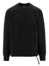 C.p. Company The Metropolis Series Zippered-detail Sweatshirt In Black