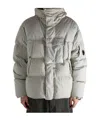 C.p. Company Thick Quilted Jacket In White