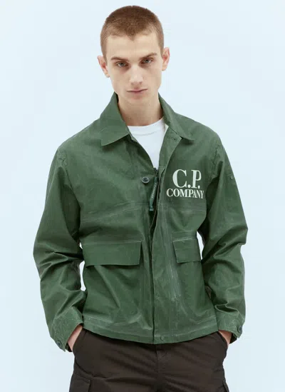 C.p. Company Toob Jacket In Green