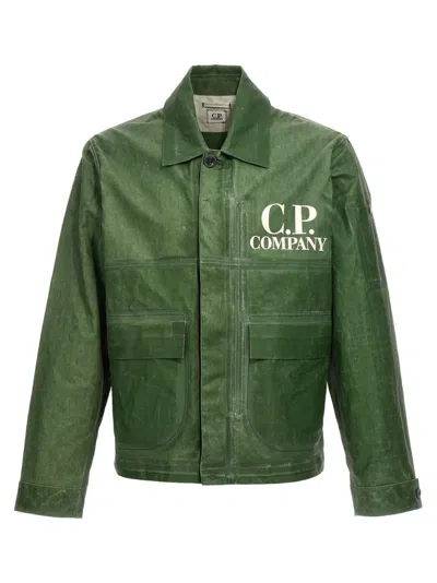 C.p. Company Toob-two Casual Jackets, Parka Green