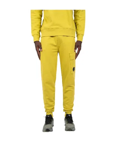 C.p. Company Tooling Sweatpants In Yellow