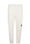 C.p. Company Diagonal Raised Fleece Lens Sweatpants In Neutral