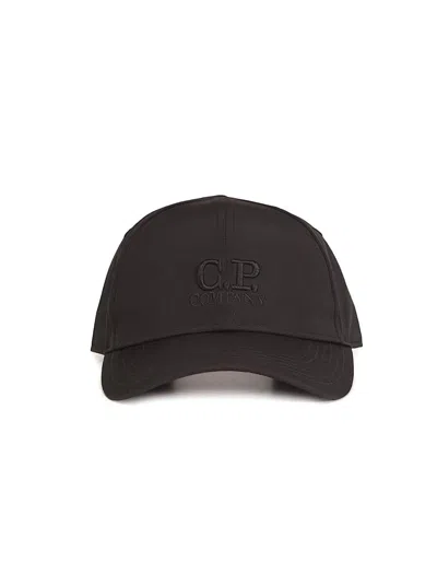 C.p. Company C.p.company C.p. Shell-r Logo Cap In Brown