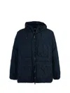 C.p. Company Hooded Puffer Jacket In Blue