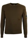 C.p. Company Classic Knit Sweater In Rich Green Hue In Green