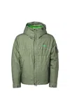 C.p. Company Logo-print Reversible Down Jacket In Green
