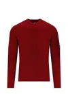 C.p. Company C. P. Company Ribbed Crewneck Jumper In Red