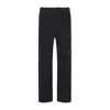 C.p. Company Total Eclipse Blue Cotton Cargo Pants In Black