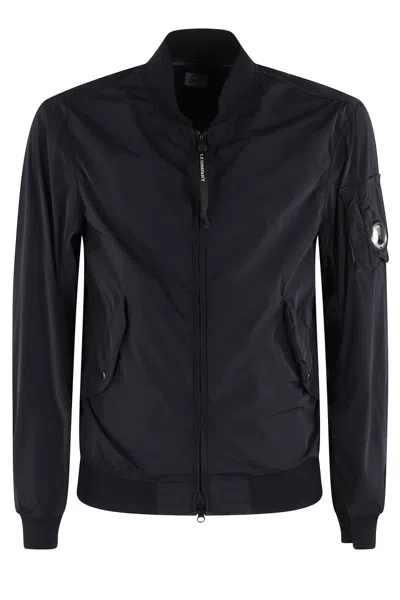 C.p. Company Total Eclipse Bomber Jacket In Blue