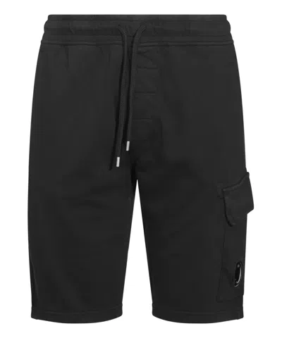 C.p. Company Track Shorts In Black