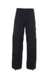 C.p. Company Lens-detail Cargo Pants In Black