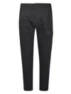 C.p. Company Black Logo Patch Pant In Black